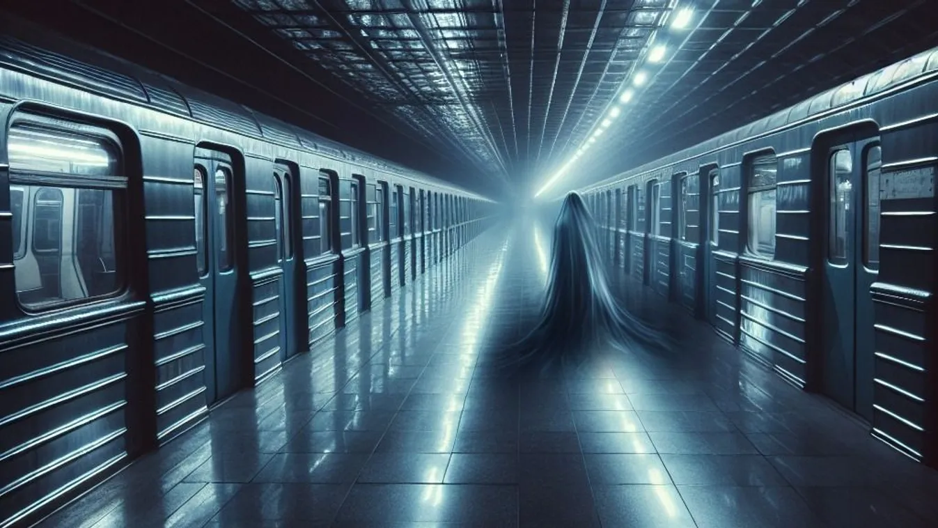 Szellem kísért a metrón Budapesten