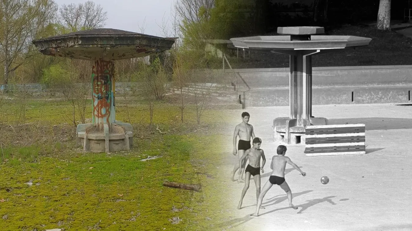 Ez lett a legendás strandból Budapesten
