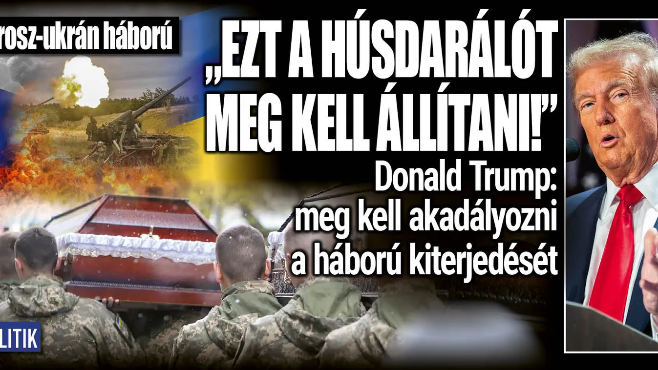 Orosz-ukrán háború. Ezt a húsdarálót meg kell állítani!