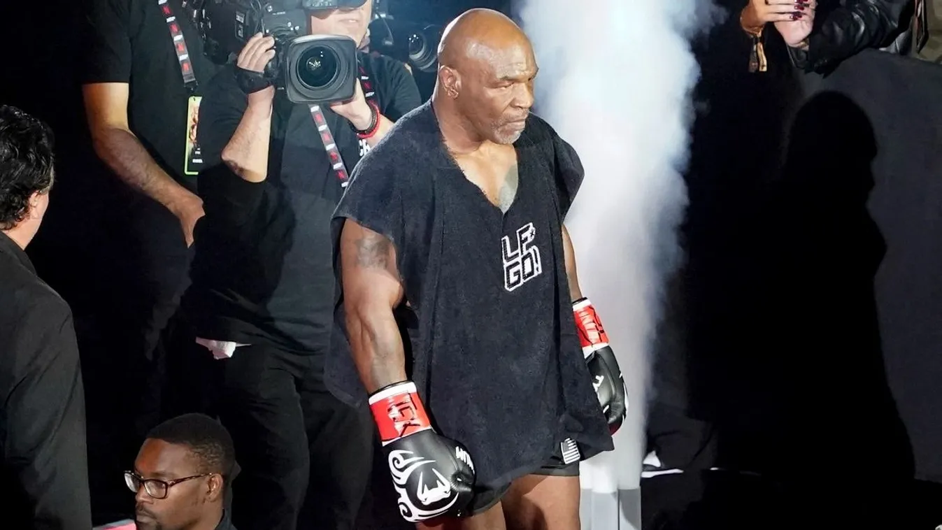 Mike Tyson élő adásban bukott le - videó