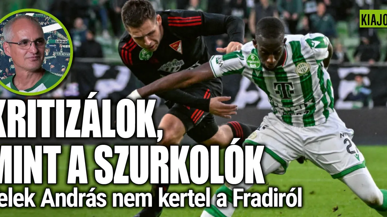 „Kritizálok, mint mindenki, aki meccsre jár"