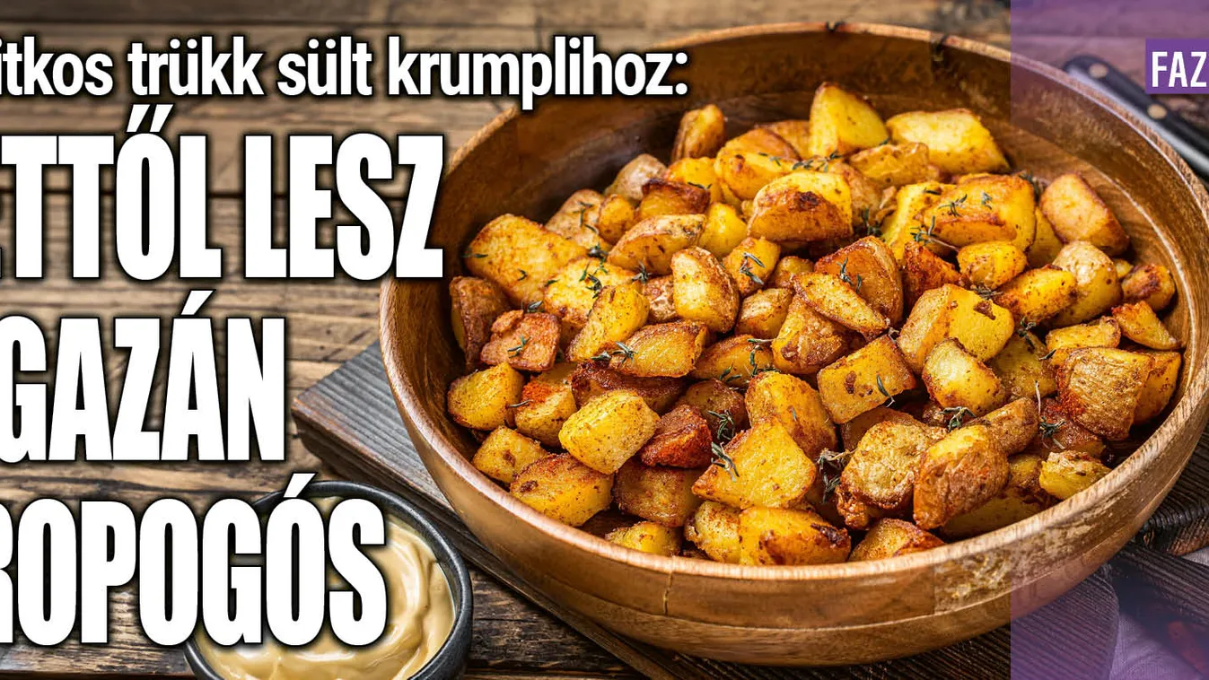 Titkos trükk sült krumplihoz: ettől lesz igazán ropogós