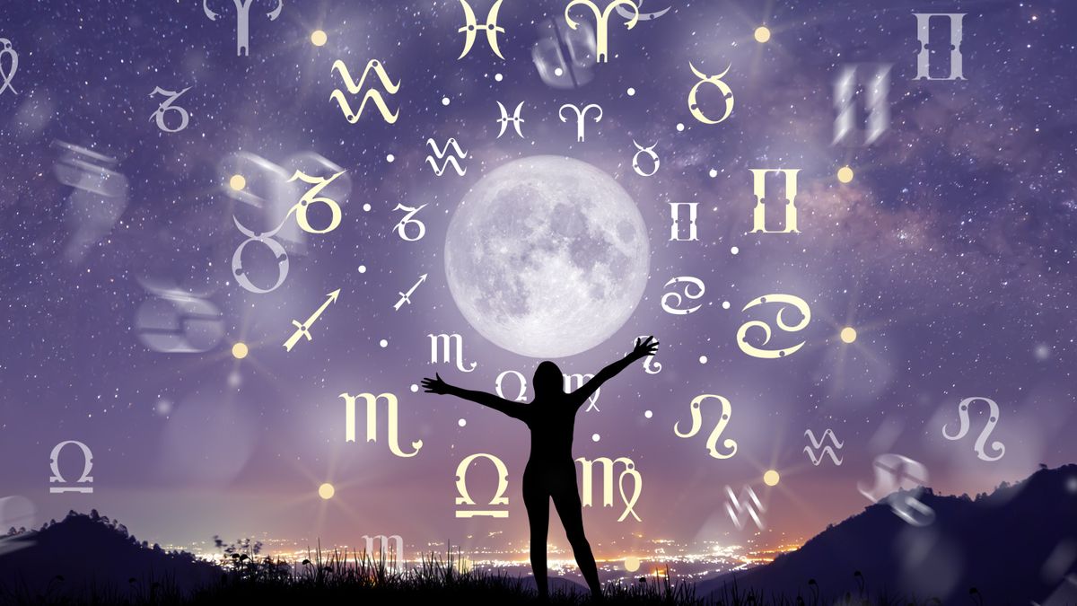 Astrological,Zodiac,Signs,Inside,Of,Horoscope,Circle.,Illustration,Of,Woman