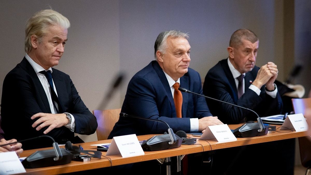 Orbán Viktor Párizsban a Patrióták pártcsalád közgyűlésén