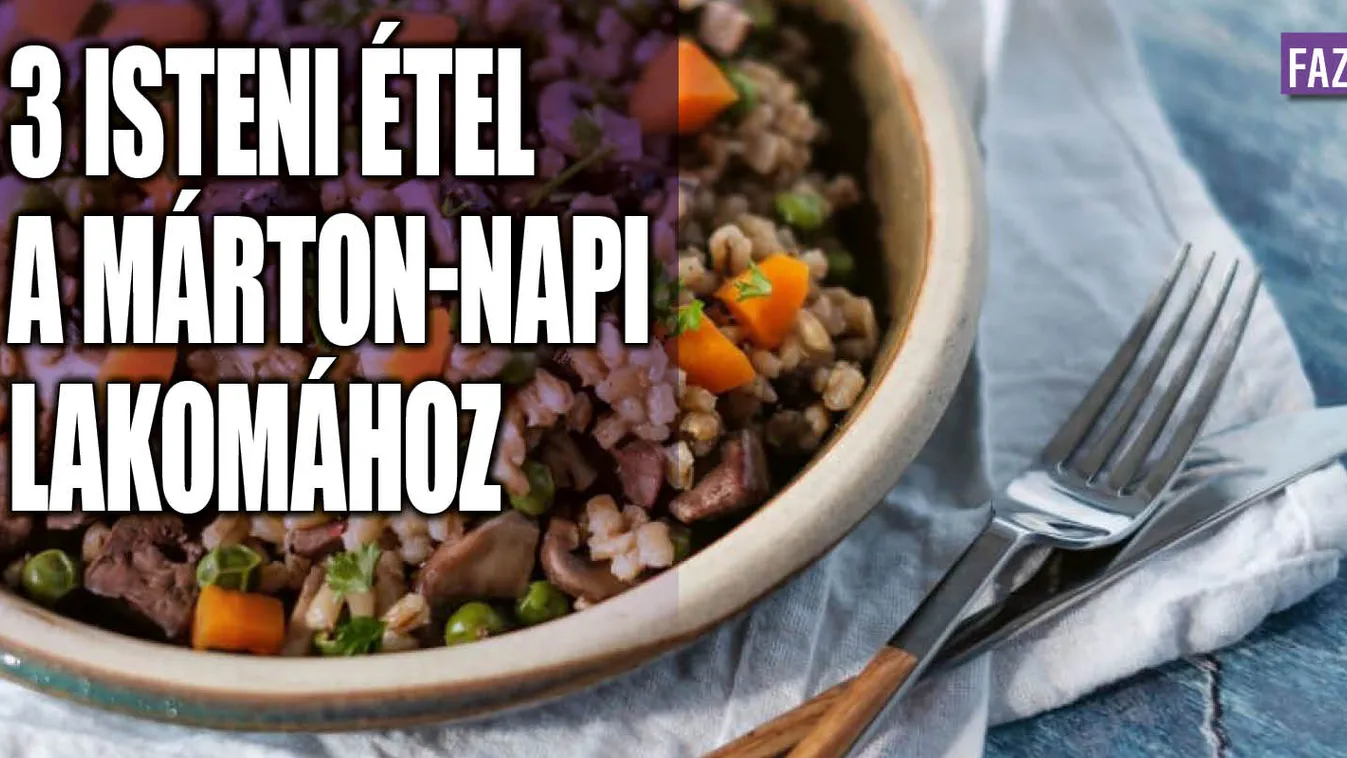 3 isteni étel a Márton-napi lakomához