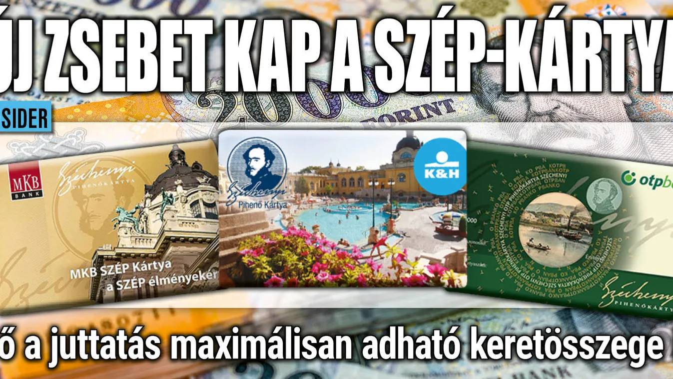 Új zsebet kap a SZÉP-kártya