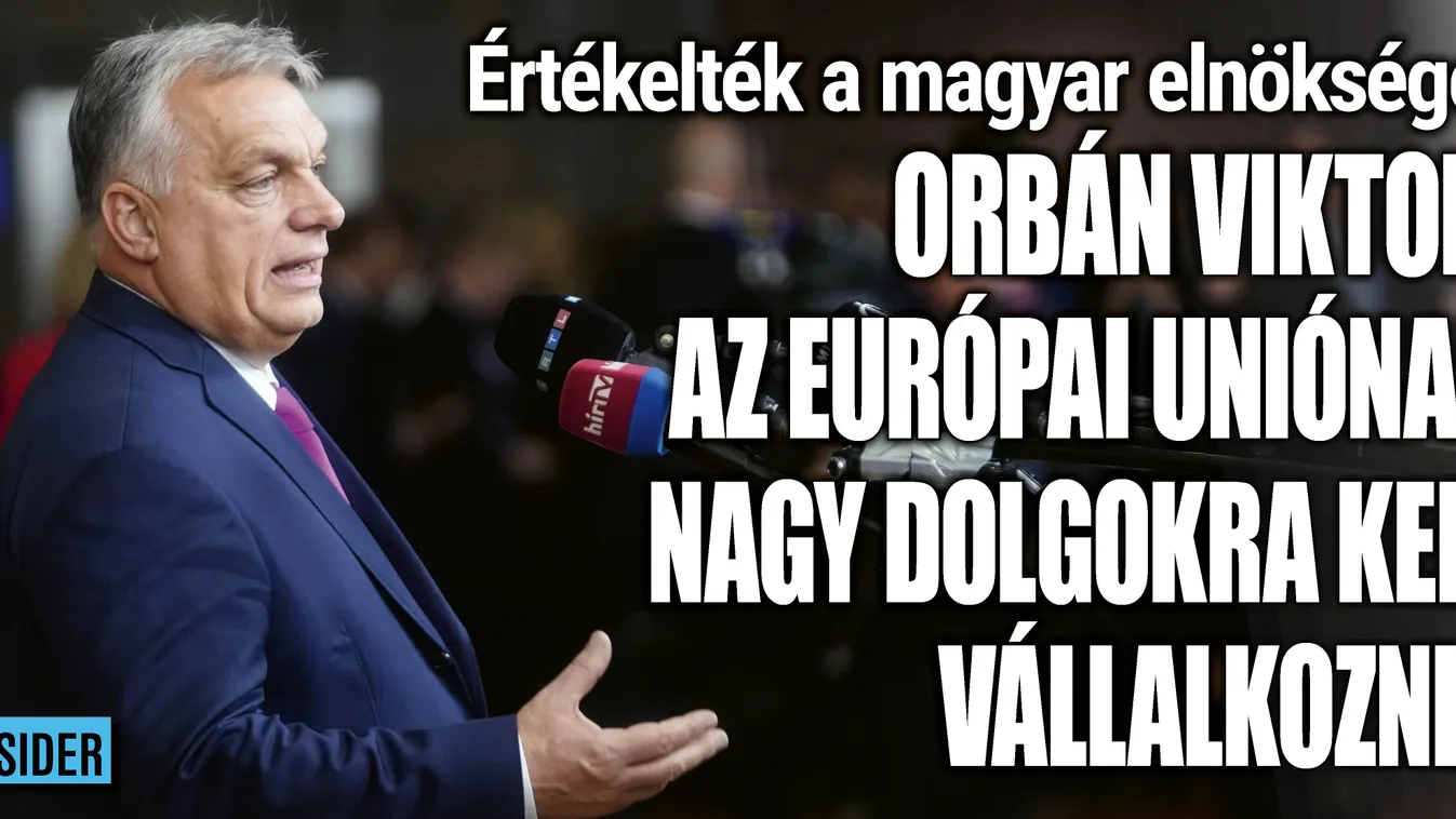 Orbán Viktor: Az EU-nak nagy dolgokra kell vállalkoznia!