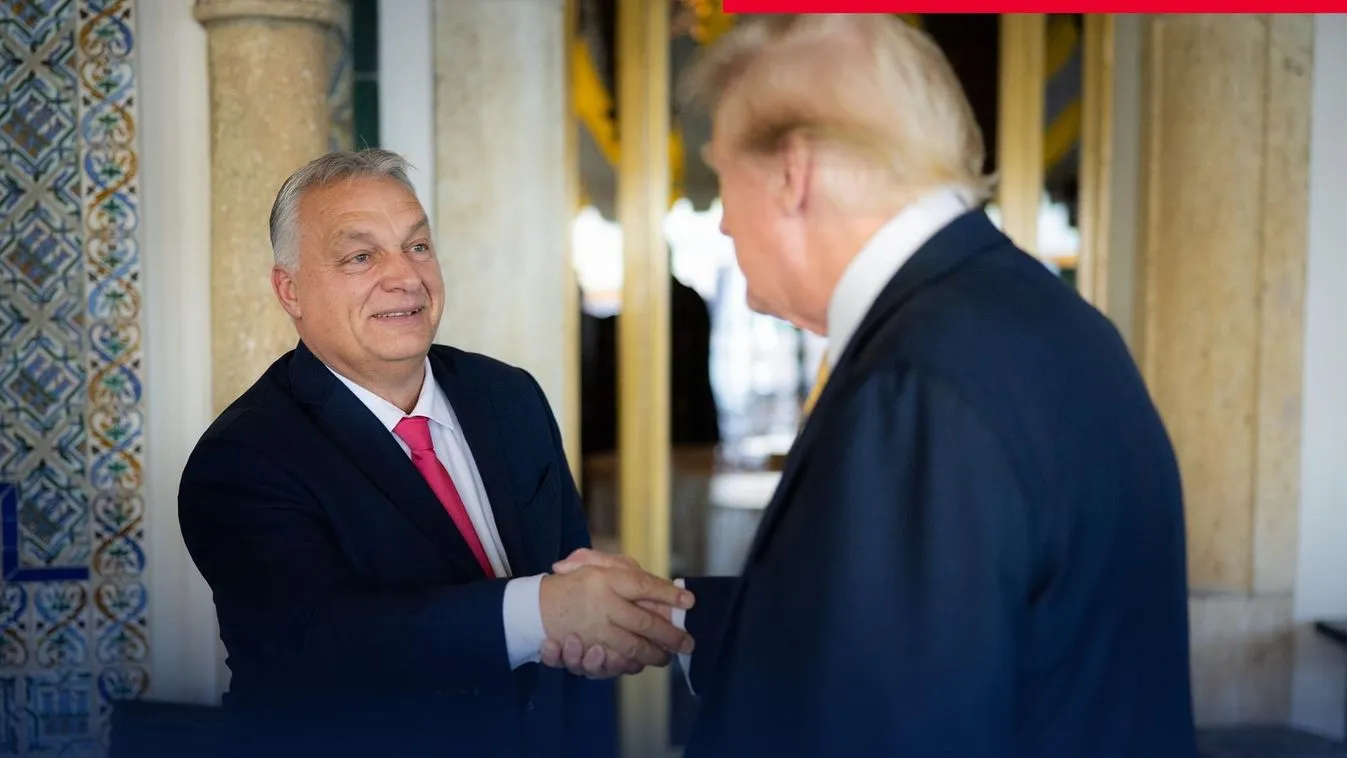 Orbán Viktor Donald Trumppal  tárgyalt
