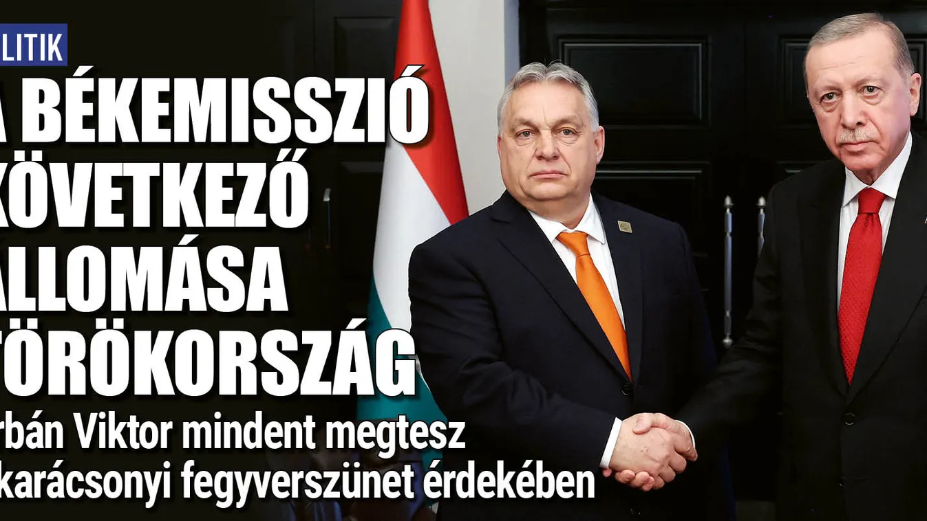 A békemisszió következő állomása: Törökország