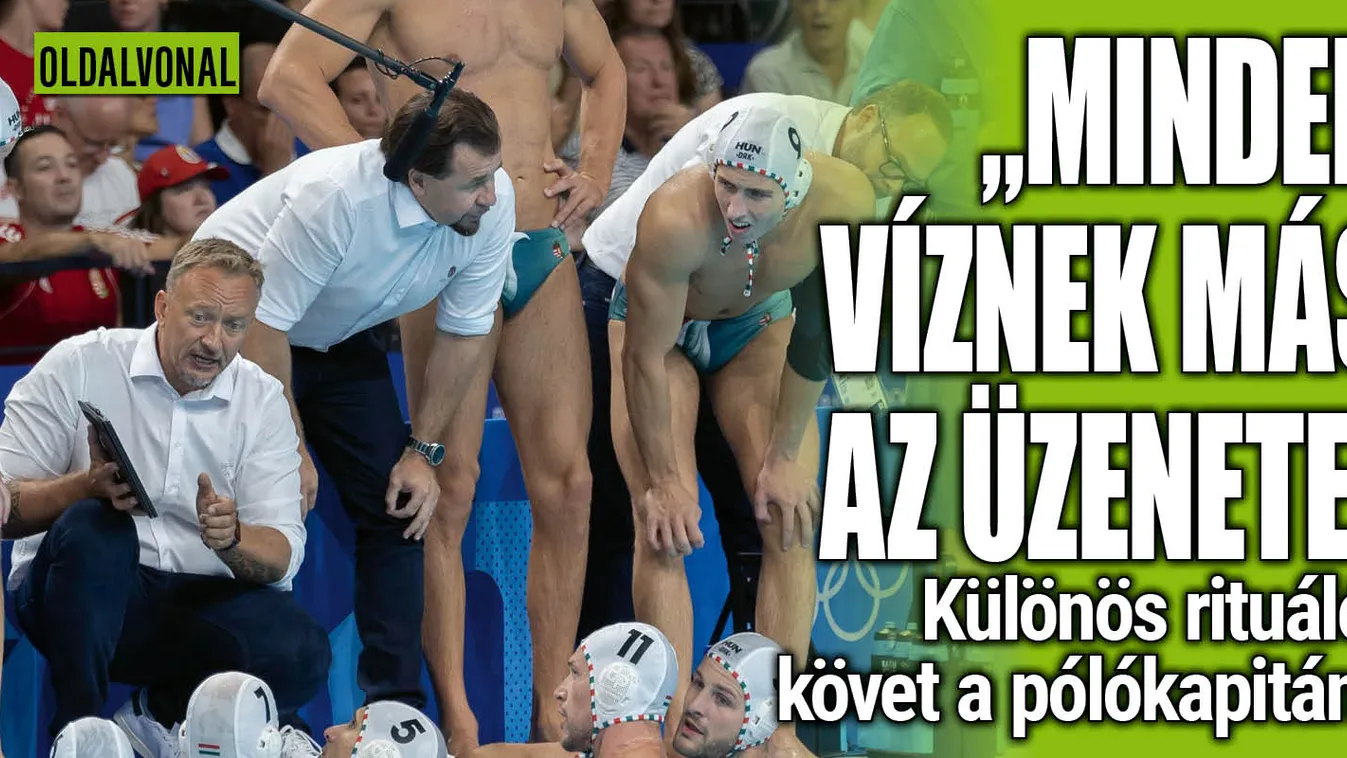 Különös szokást követ a magyar férfi pólósok kapitánya