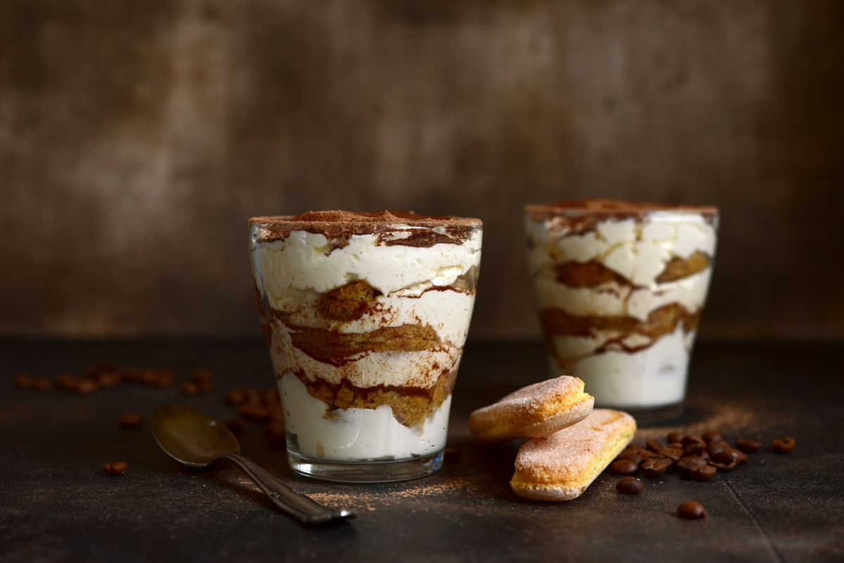 Tiramisu,-,Traditional,Italian,Coffee,Dessert,From,Mascarpone,Cheese,And