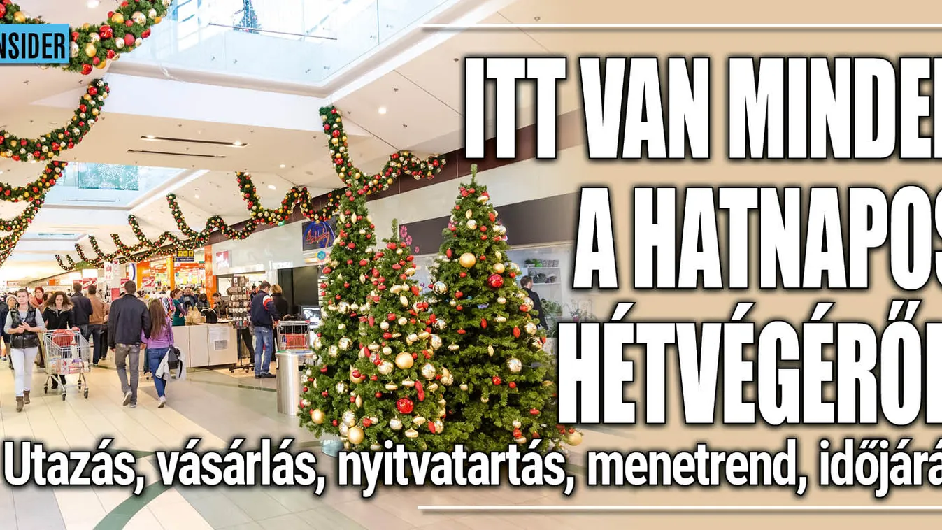 Így lehet utazni és vásárolni az év végén