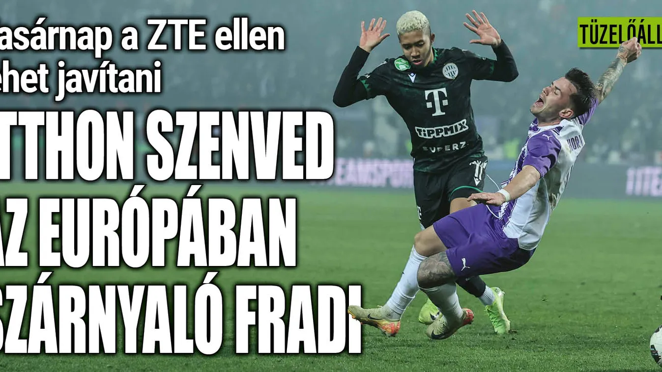 Rá sem lehet ismerni a kétarcú Fradira