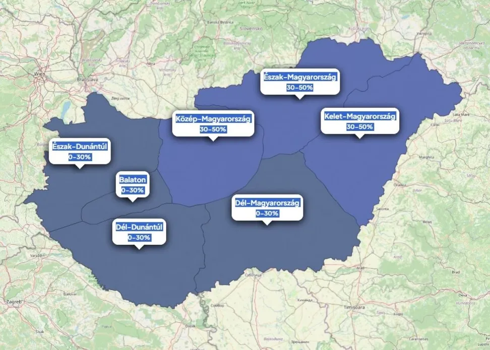 Nagyobb a fehér karácsony esélye