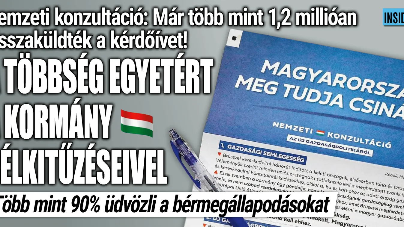 Nemzeti konzultáció: ennyien küldték vissza a kérdőíveket