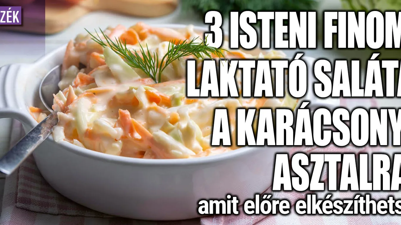 Saláta receptek a karácsonyi asztalra