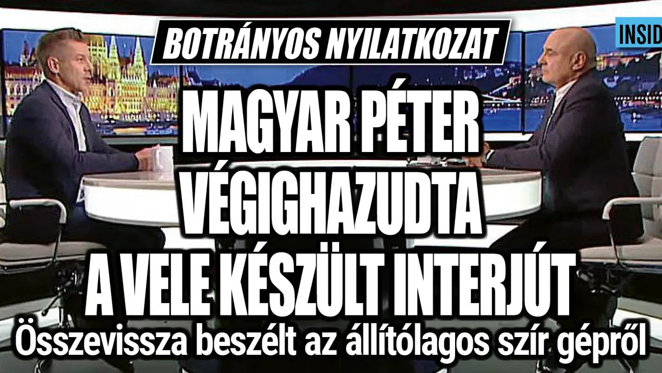Magyar Péter végighazudta az ATV-s interjúját