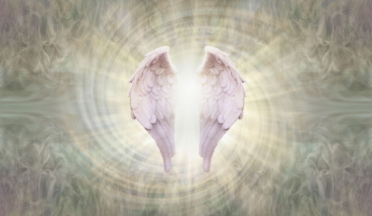 Három csillagjegy Angel,Healing,Spiritual,Spiral,Template,Background,-,A,Pair,Of