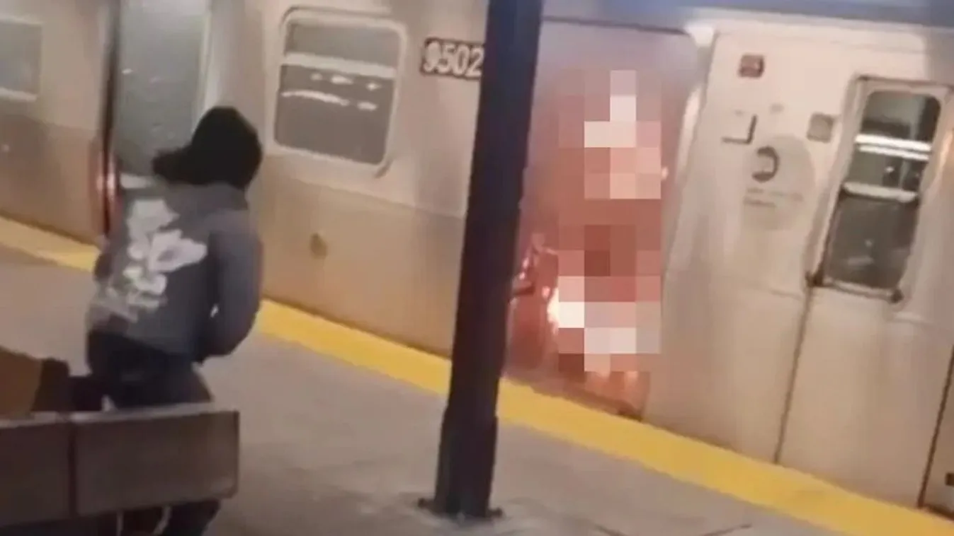 Illegális migráns gyújtott fel egy nőt a New York-i metrón