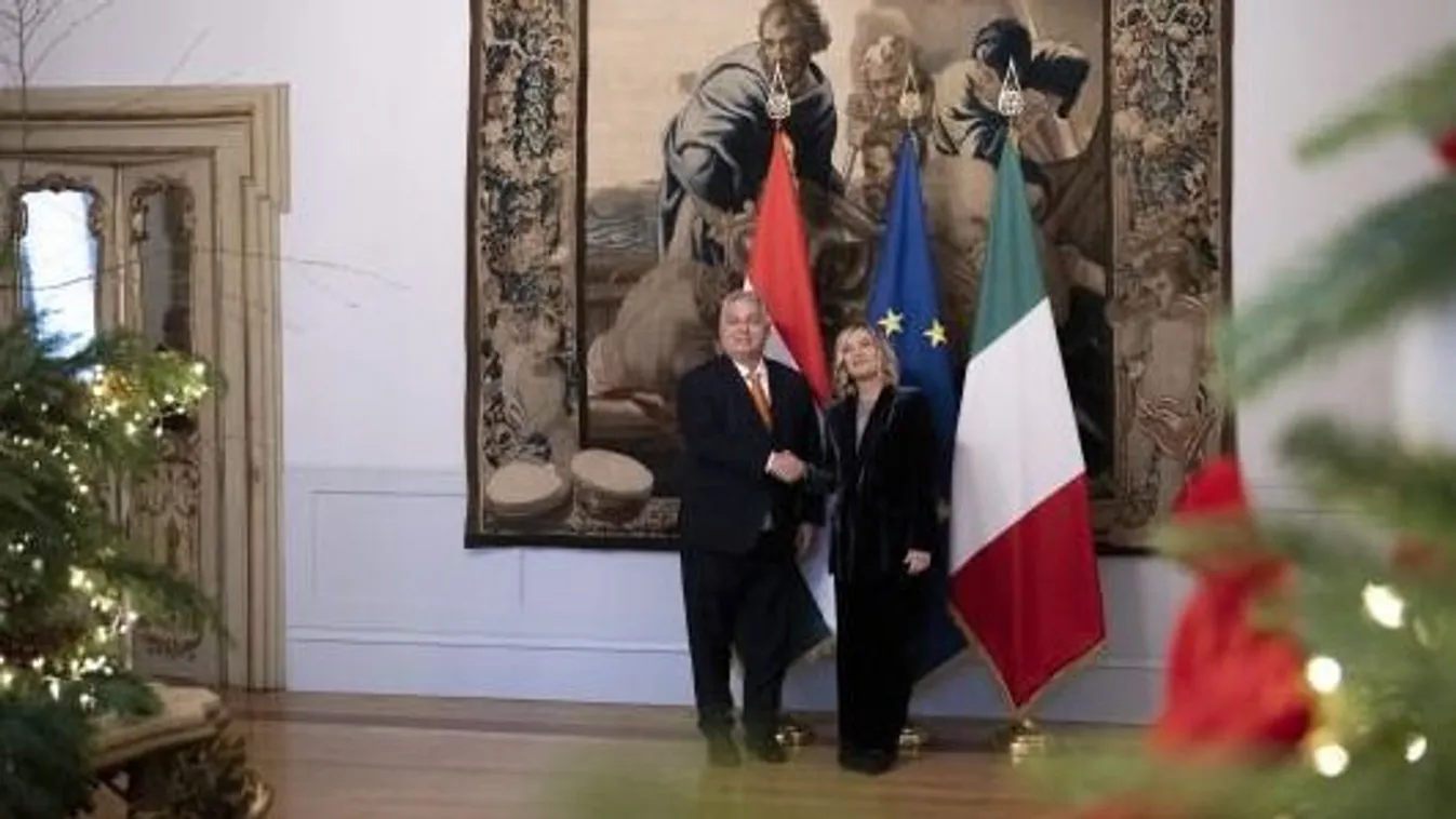 Orbán Viktor az olasz miniszterelnökkel tárgyalt Rómában