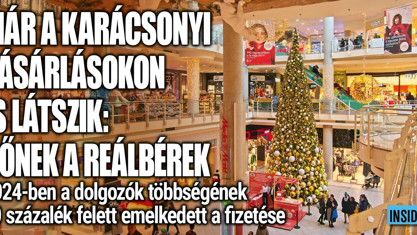 Már idén karácsonykor érezteti hatását a reálbér-emelkedés