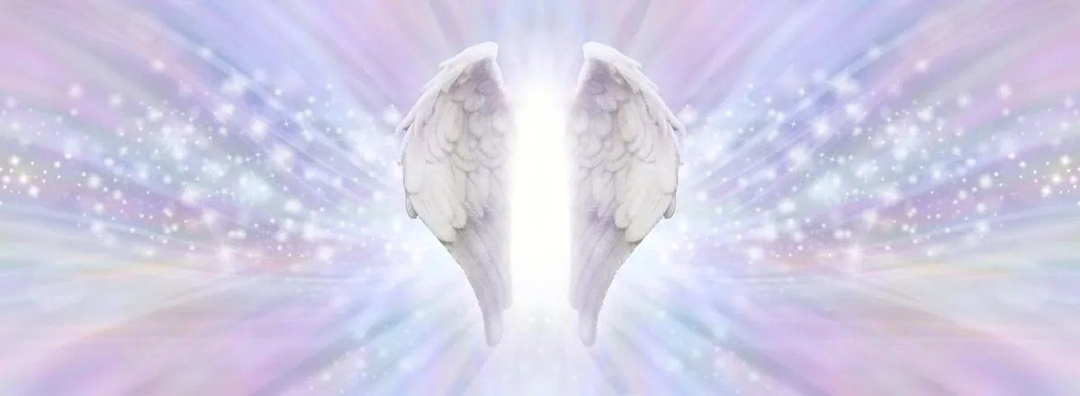 Angyalhoroszkóp Shimmering,Angel,Wings,Header,-,Pair,Of,Beautiful,Feathered,Wings