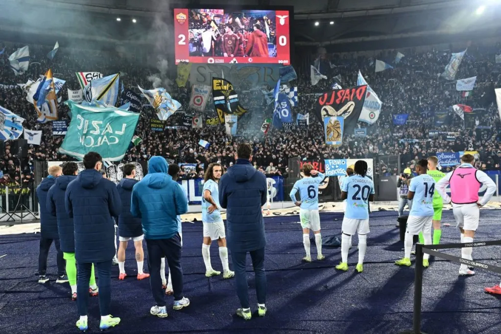 A Lazio-tábor az AS Roma elleni vesztes római derbi után