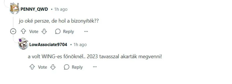 reddit komment rákosrendező