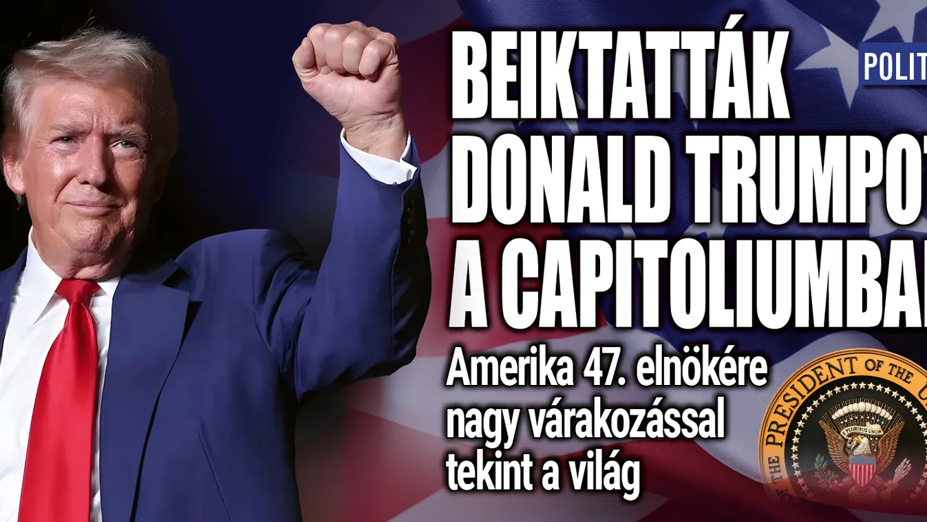 Beiktatták Donald Trumpot a Capitoliumban