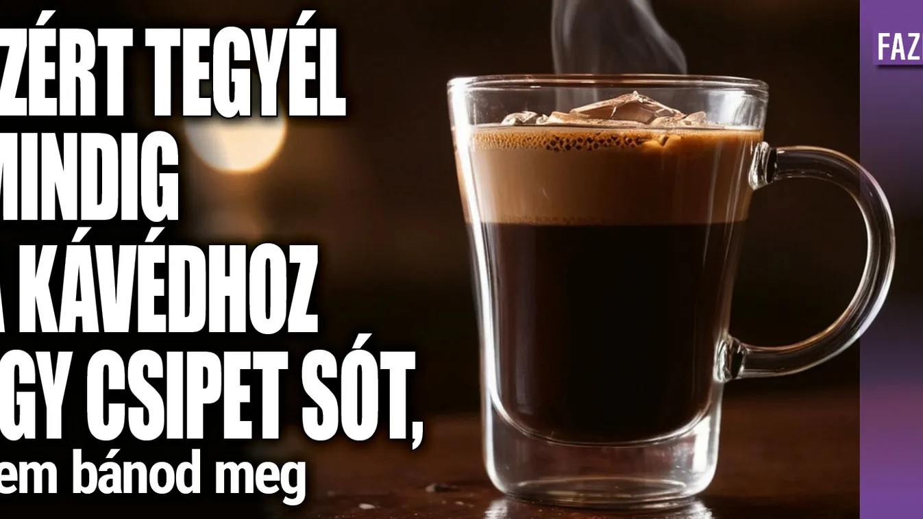 Ezért tegyél mindig a kávédhoz egy csipet sót