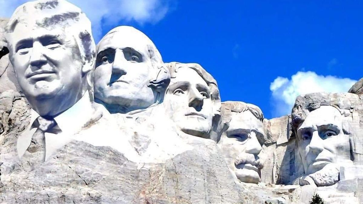 Felkerülhet Donald Trump arcképe a Rushmore-hegyre