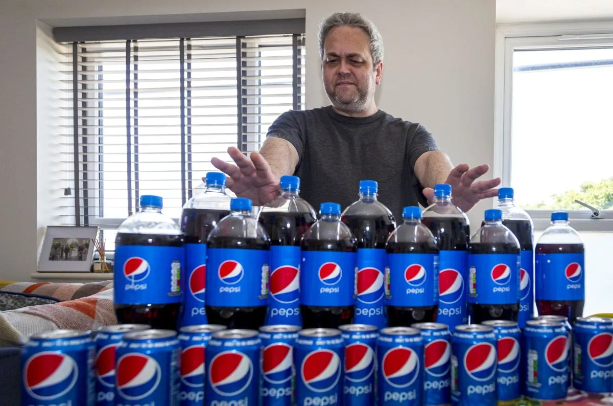 Andy Currie, Pepsi-függő férfi