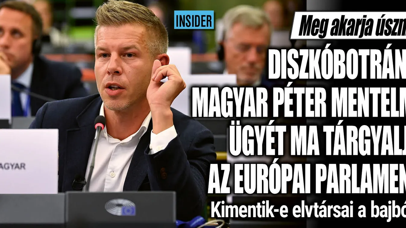 Diszkóbotrány: Ma tárgyalják Magyar Péter mentelmi ügyét