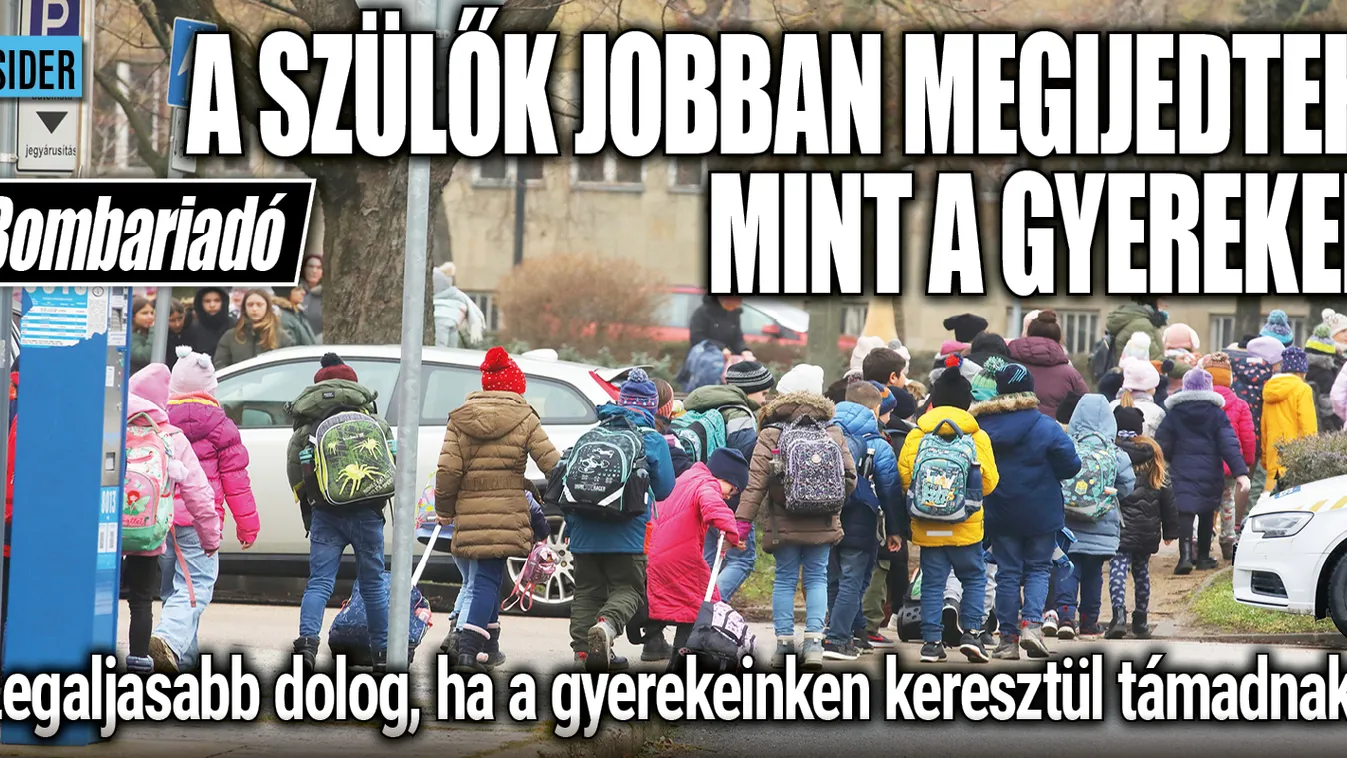 "Aljasság" - Ezt gondolják a szülők a bombariadóról