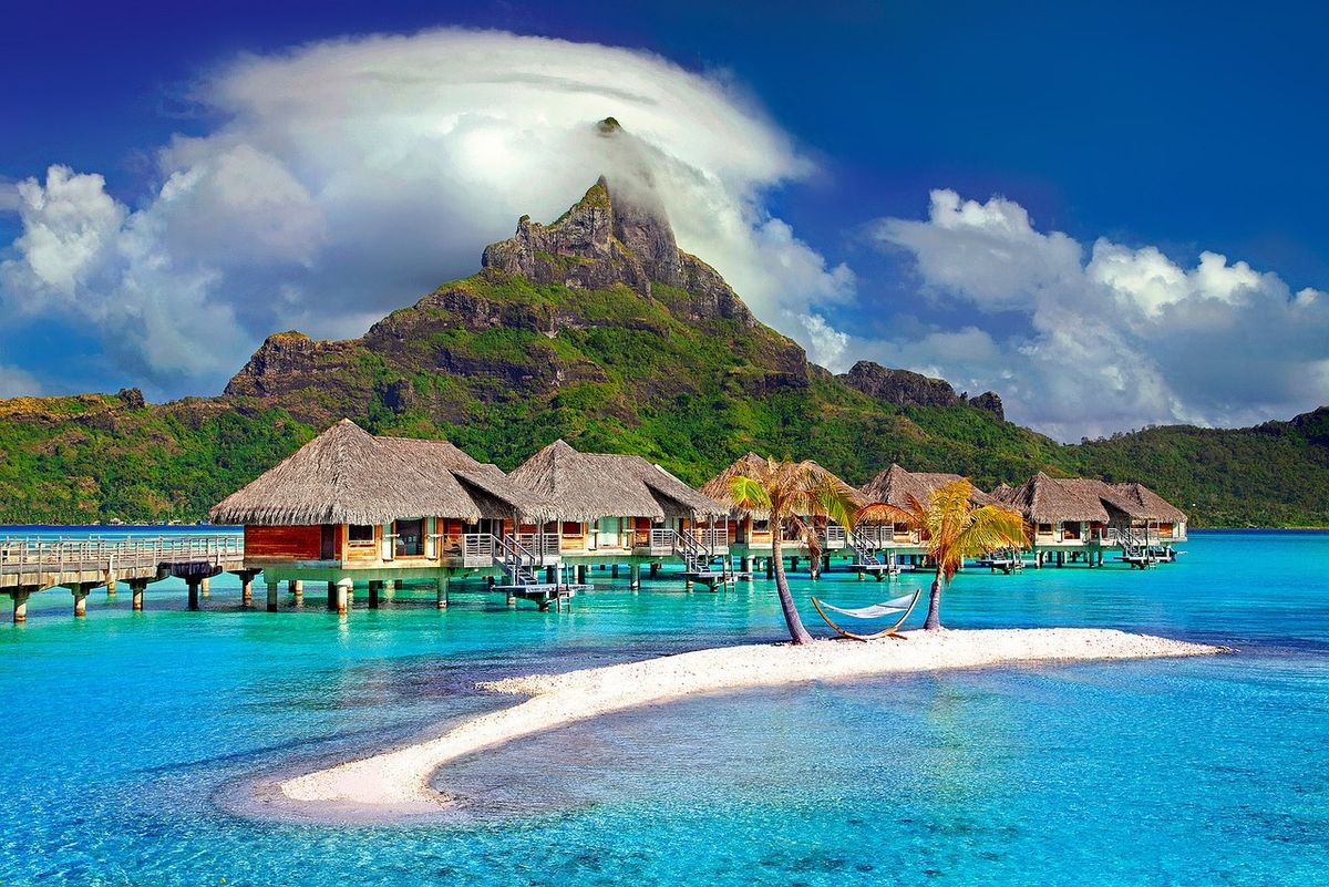 luxus nyaralás Bora Bora stockphoto NEM JÁKOB ZOLTÁN FOTÓ