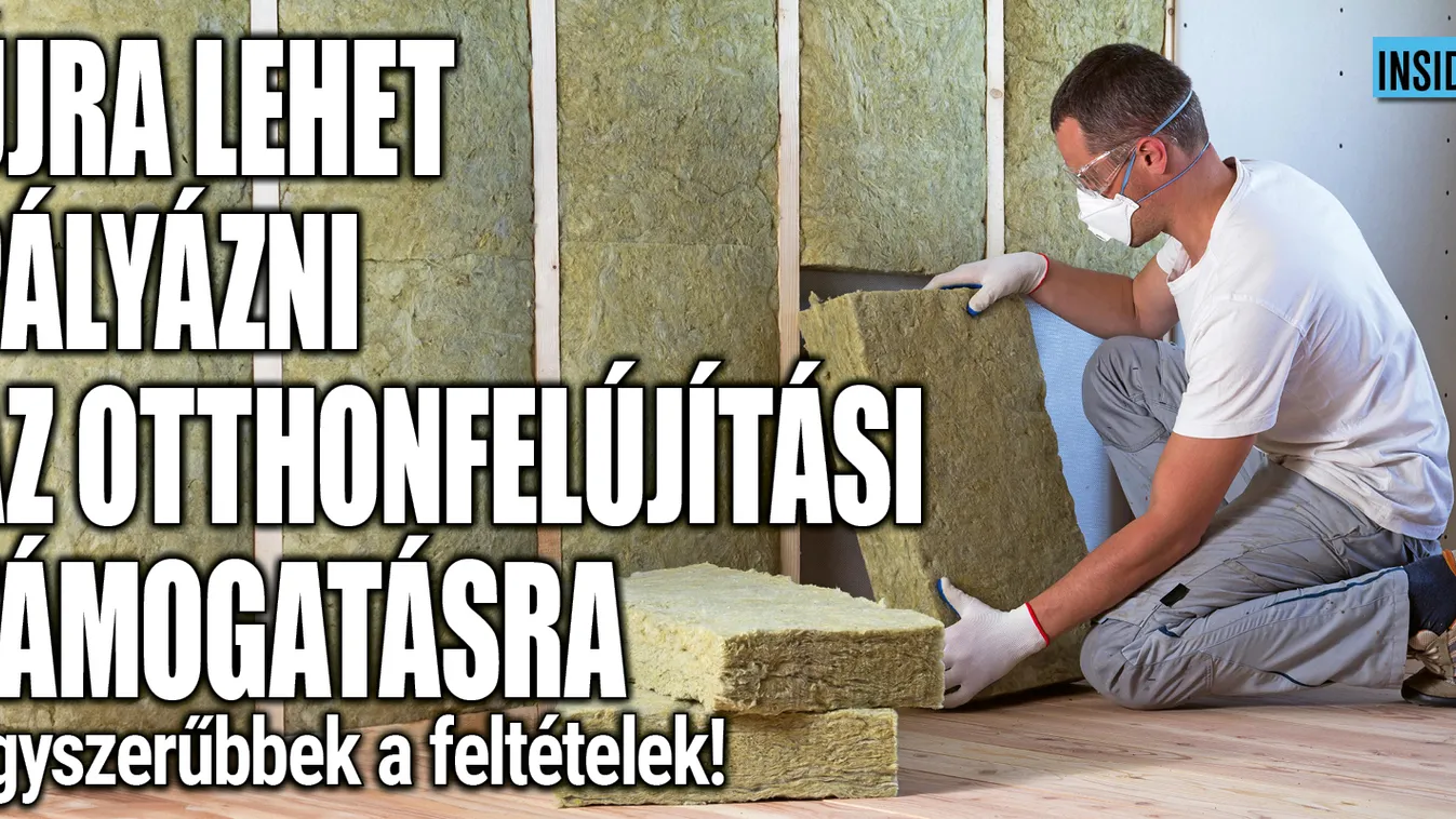 Újra lehet otthonfelújítási támogatásra pályázni!