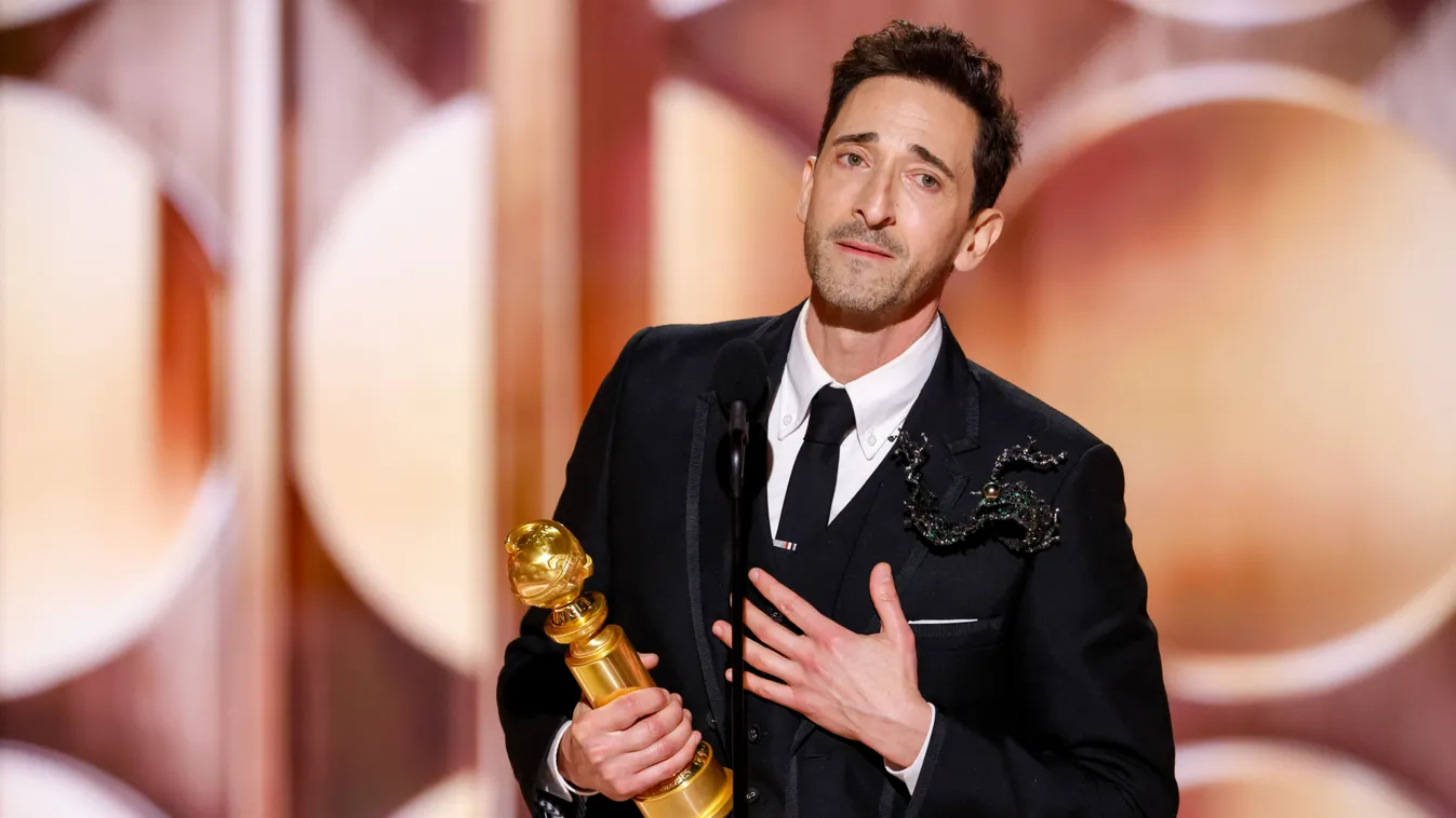 Így örült Nyári Dia, hogy Adrien Brody-val találkozott