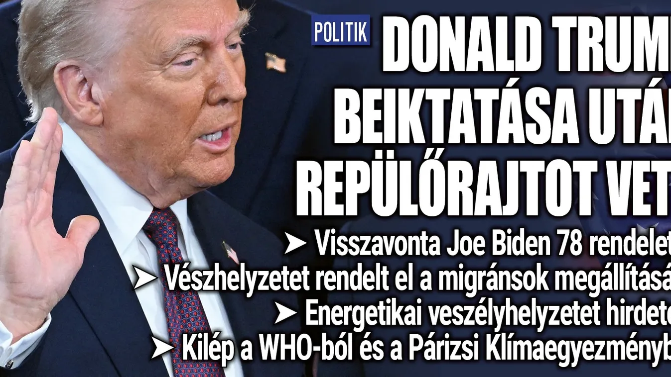 Donald Trump repülőrajtot vett