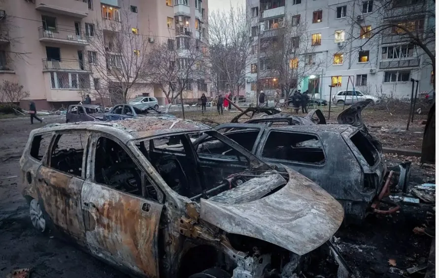 Russian drone attack injures 4 in Odesa, Ukraine says