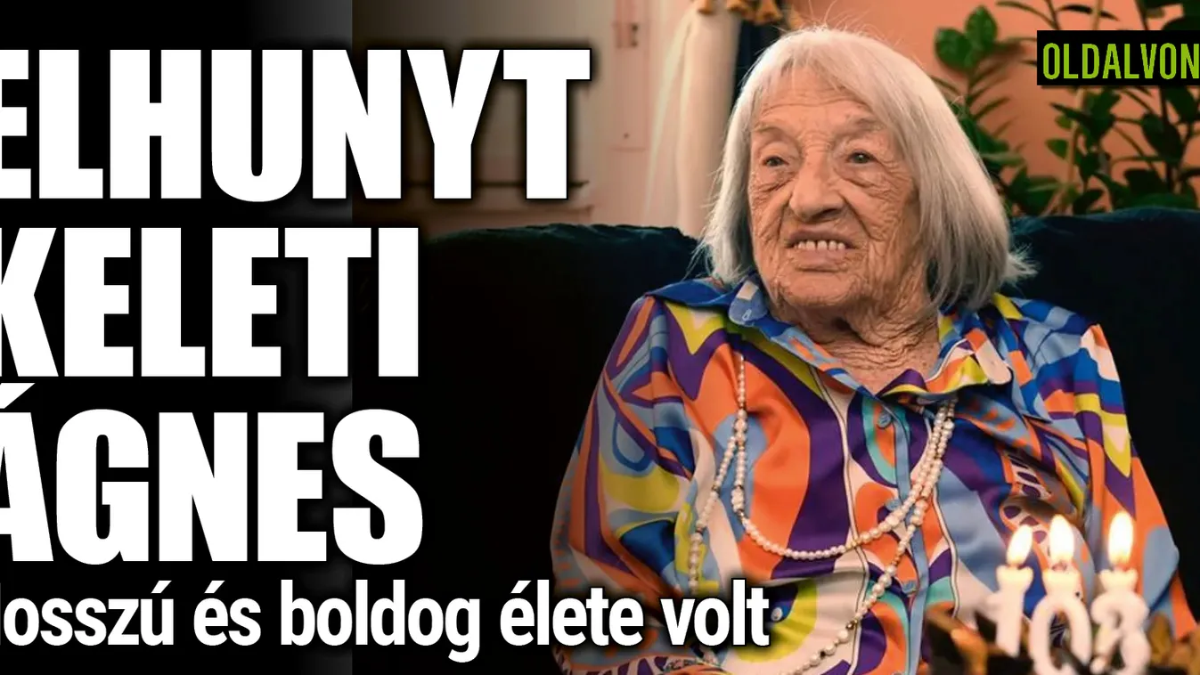 Elhunyt Keleti Ágnes: „Hosszú és boldog élete volt"