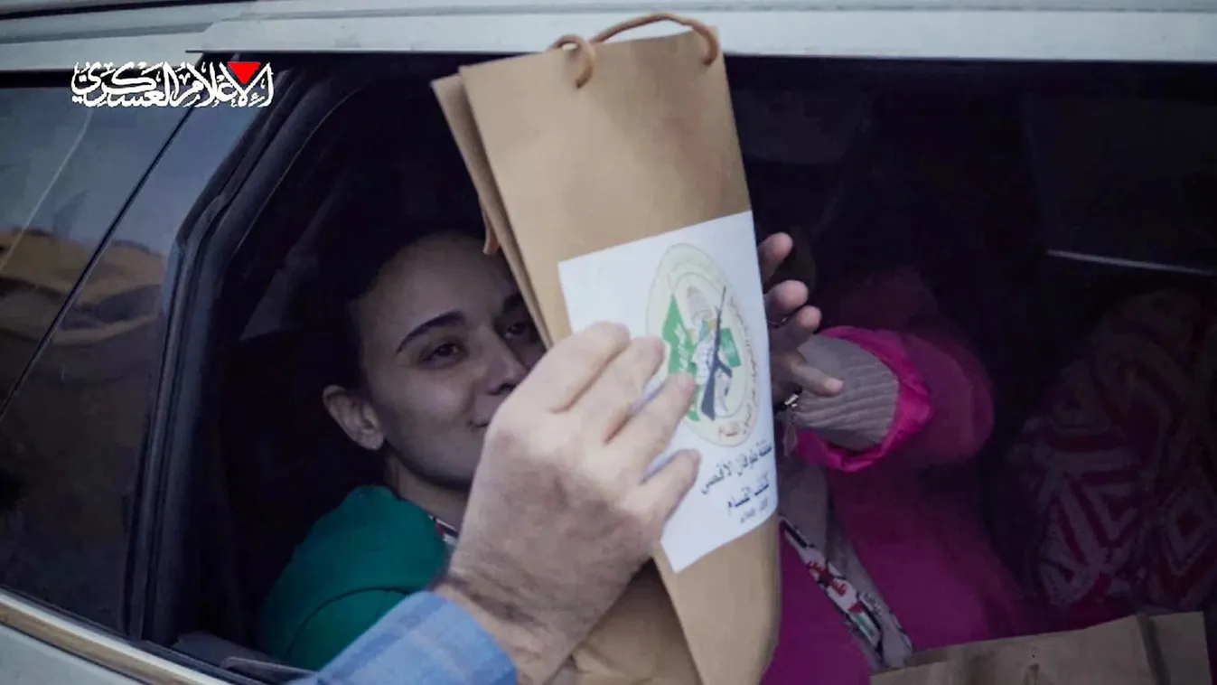 Ajándékcsomagokkal búcsúztatta a túszokat a Hamász