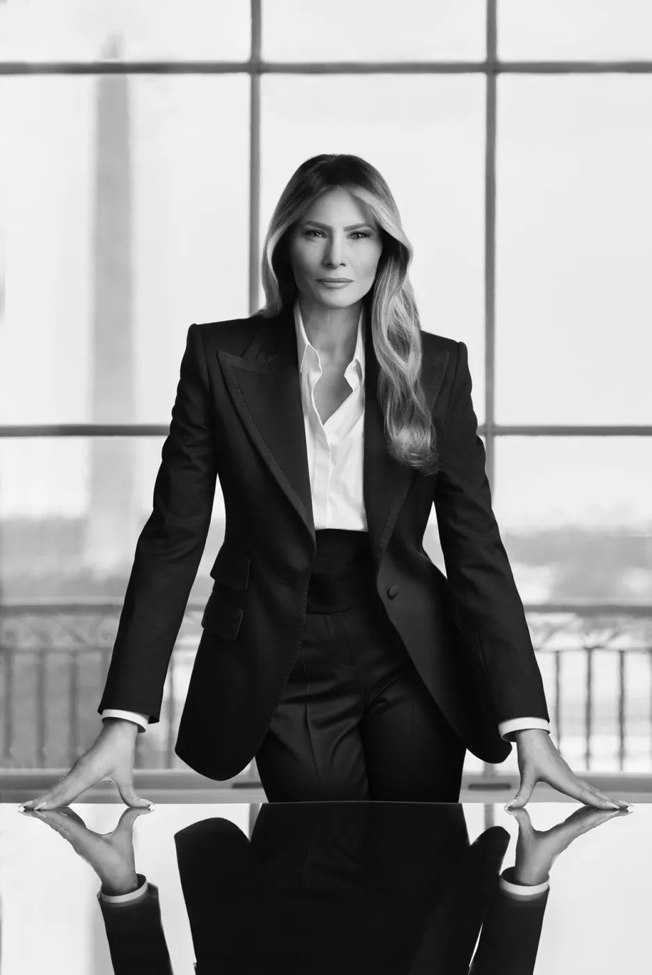 Official Portrait of First Lady Melania Trump