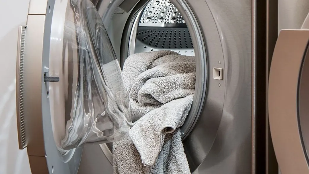 mosógép, fürdőszoba, mosás, Pixabay