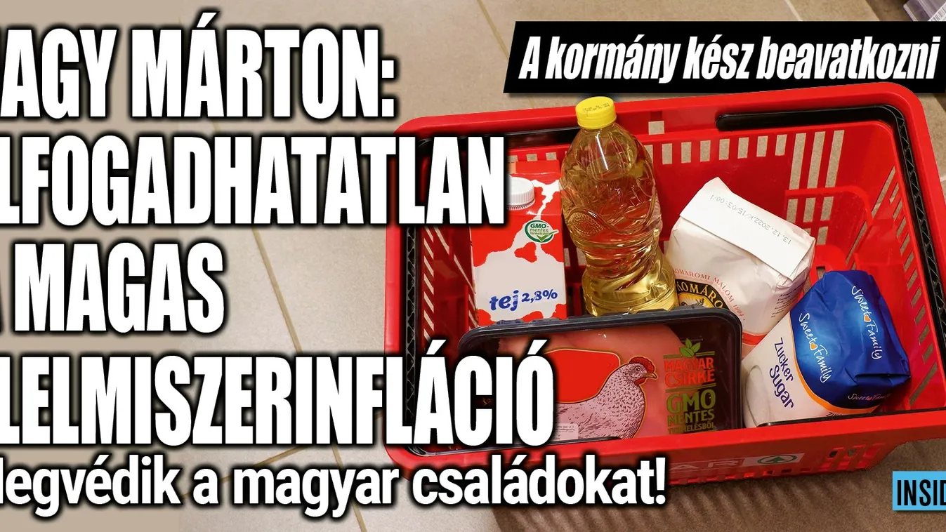 Elfogadhatatlan a magas élelmiszerinfláció