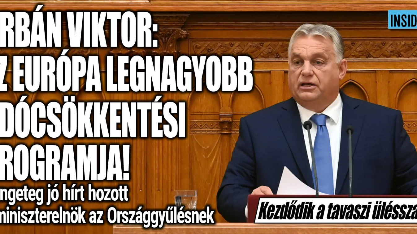 Orbán Viktor élőben a parlamentben, kövesd nálunk élőben