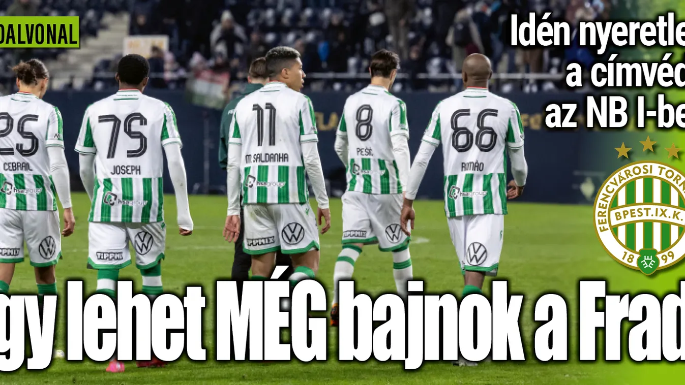 Így lehet bajnok a Fradi a vereségek után