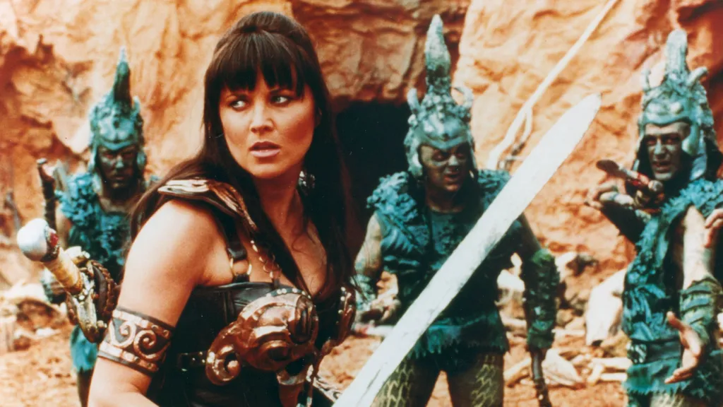 XENA: WARRIOR PRINCESS (TV)
LUCY LAWLESS
XENA 018CP
MOVIESTORE COLLECTION LTD
Credit: Moviestore Collection/face to face
- Editorial use only - *** Local Caption *** 31395592