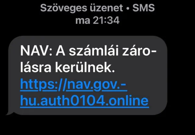 csalók fenyegetnek a NAV nevében