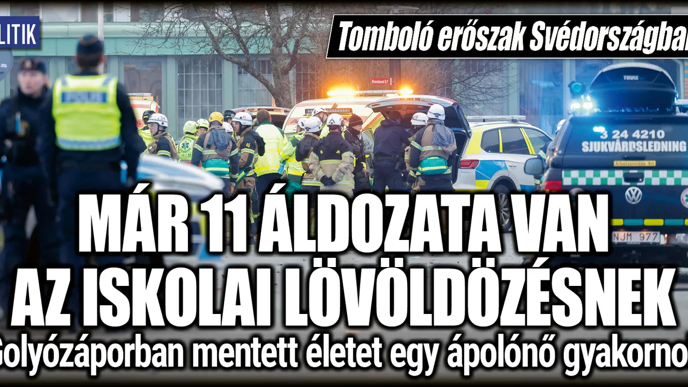 Szintet lépett az erőszakhullám Svédországban
