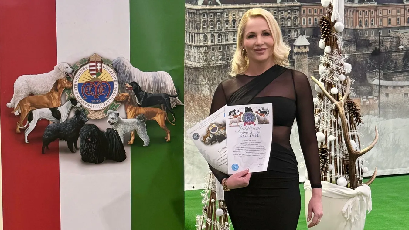 Miló Viki kiskutyájának teljesítményét díjazták